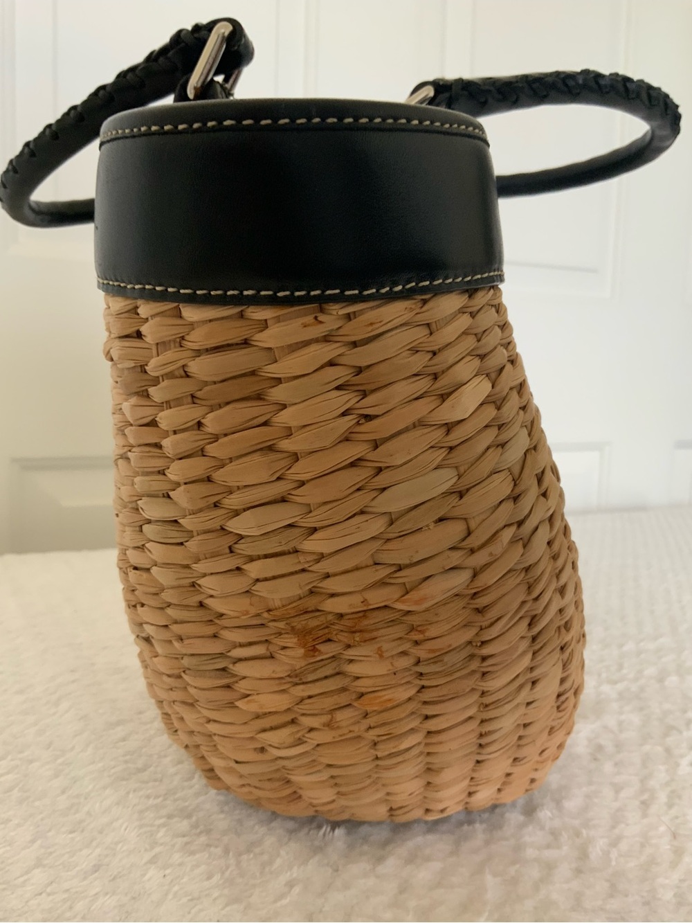 Coach Vintage Soho Straw Tote - Picture 5 of 13